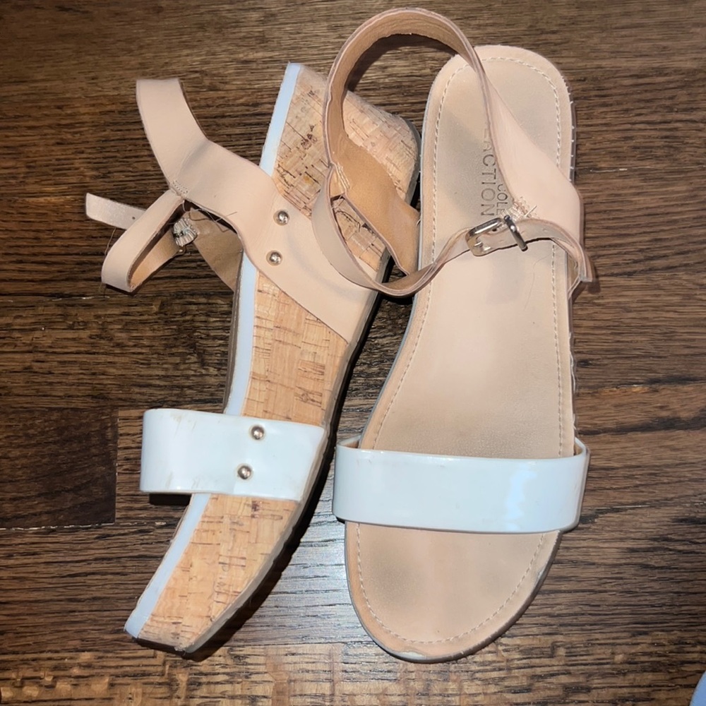 Kenneth Cole reaction platform sandal